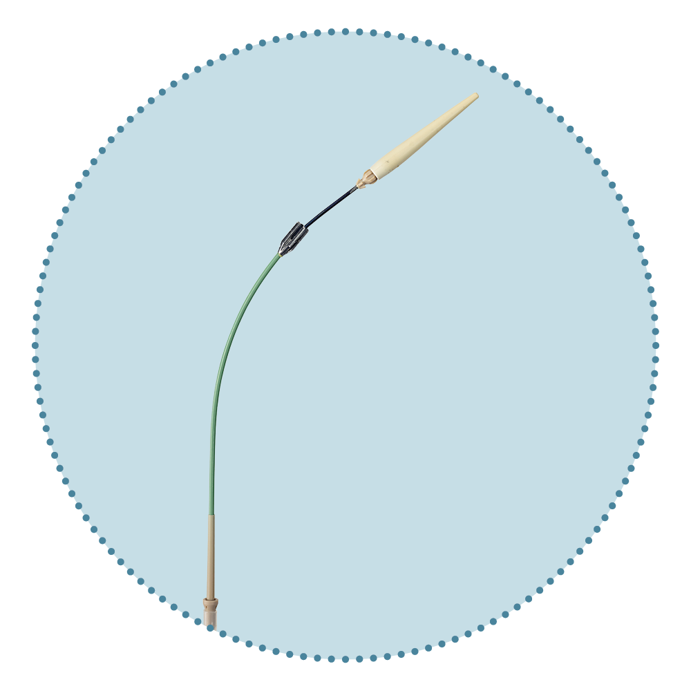 pre curved nitinol inner catheter